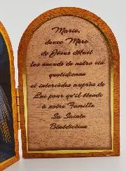 Tweeluik Icoon Barmhartige Jezus + Gebed