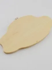 Houten Icoon met Gebed Onze Vader en de Heilige Familie - 17 cm