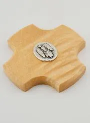 Kruis Kind van Esdoorn Hout - Mijn Bescherm Engel