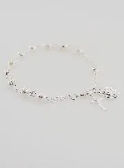 Armband Rozenkrans Tientje Zilver Kralen 6 mm