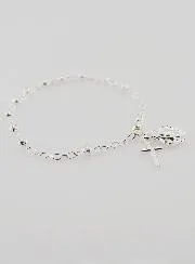 Armband Tientje Zilver Kralen 4 mm