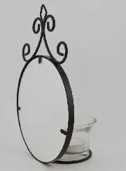 Theelicht Houder Icoon Onze Lieve Vrouwe van Lourdes - 18 cm