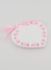 Icoon Bescherm Engel Roze - Doop Cadeau Meisje - 7 cm