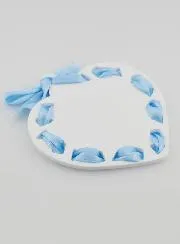 Engel Hart Blauw - Doopgeschenk Jongen - 11 cm