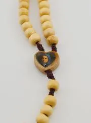 Rozenkrans Heilige Bernadette Soubirous Hout Licht