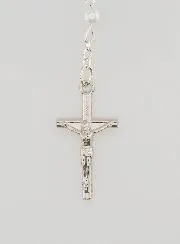Rozenkrans Lourdes Parelmoer Wit met Sluiting