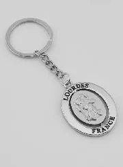 Sleutelhanger Christoffel Zilver