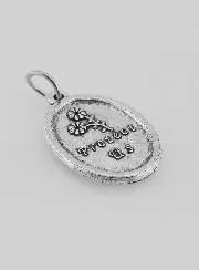 Medaille Heilige Christoffel Zilverkleurig - 20 mm