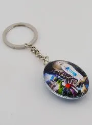 Sleutelhanger Onze Lieve Vrouw Souvenir van Lourdes - 25mm