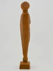 Beeld Biddende Maria - Hout Kleur - 24 cm