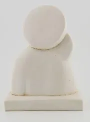 Beeld Maria met Kind Jezus - Kleur Ivoor - 15 cm
