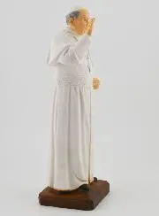 Beeld Paus Franciscus Polychroom - 20 cm