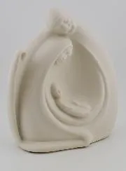 Modern Beeld Heilige Familie - Porselein - 14 cm
