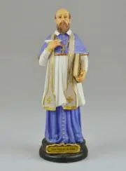 Beeld Heilige Franciscus van Sales - 20 cm