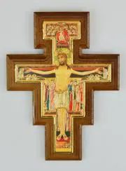 Kruis Heilige Franciscus - 13 cm