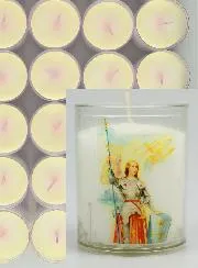 24 Votiefkaarsen Heilige Jeanne d'Arc
