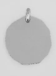 Medaille Heilige Christoffel 925 Sterling Zilver - 30 mm