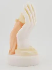 Beeld God's hand beschermt Je - Handgeschilderd - Voor Meisjes - 10cm