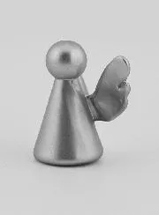 Auto Magneet Bescherm Engel Zilverkleurig - 3 cm