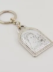 Sleutelhanger Onze-Lieve-Vrouw van Medjugorje - 925 Zilver - 5 cm