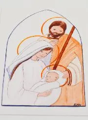 Doopkaart - Heilige Familie van Nazareth