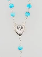 Rozenkrans Blauw Modieus Trendy Blauw Emaille