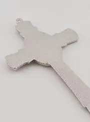 Kruis Lourdes Rood 10 cm - Medaille Verschijning Maria van Lourdes