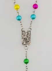Rozenkrans Collier Trendy Multicolor Kralen