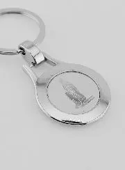 Sleutelhanger Onze Lieve Vrouw van Lourdes - Laser Gravure