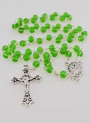 Rozenkrans Groene Kristal Kralen