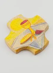 Kruis Kind van Esdoorn Hout - Mijn Eerste Heilige Communie