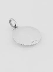 Medaille Heilige Maria met Sluier 925 Sterling Zilver