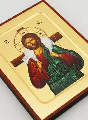 Icoon Byzantijns Jezus Goede Herder