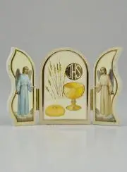 Religieuze Icoon Communie Herinnering Meisje