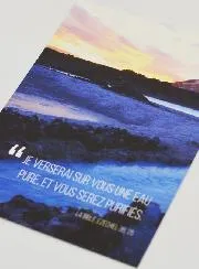 Doop Prentje - Ik zal U met Zuiver Water Besprenkelen