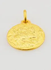 Doop Hanger Heilige Joris Verguld - 18mm