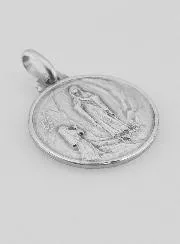 Doop Hanger Onze Lieve Vrouw van Lourdes 925/000 Zilver