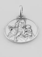 Doop Hanger Sint Jozef van Massief Zilver