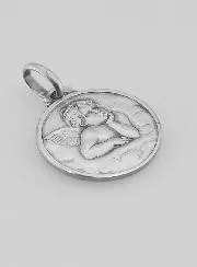 Doop Hanger Bescherm Engel 925 Zilver