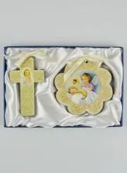 Doop Geschenkdoos - Kruisje en Hanger voor de Kinderkamer