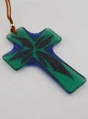 Doop Cadeau - Kruis Glas Handgemaakt