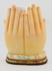 Beeld Maria met Verlichting Gebed - 14cm