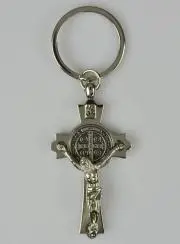 Sleutelhanger Kruis Benedictus