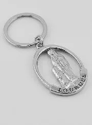 Sleutelhanger Filigrane Onze Lieve Vrouw van Lourdes - 4 cm