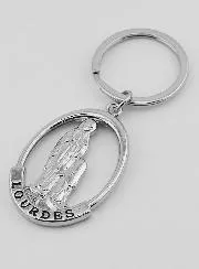 Sleutelhanger Filigrane Onze Lieve Vrouw van Lourdes - 4 cm