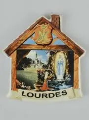 Magneet Keramiek Onze Lieve Vrouw van Lourdes