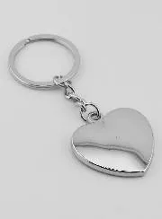 Sleutelhanger Bescherm Engel Zilver en Strass Diamanten