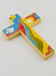 Kruis Keramiek - Heilige Geest Duif