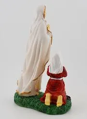 Beeld Onze Lieve Vrouw van Lourdes en St Bernadette - 18 cm