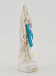 Beeldje Maria van Lourdes met Sluier - 7 cm